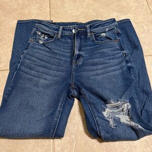 American Eagle Mom Straight Jean